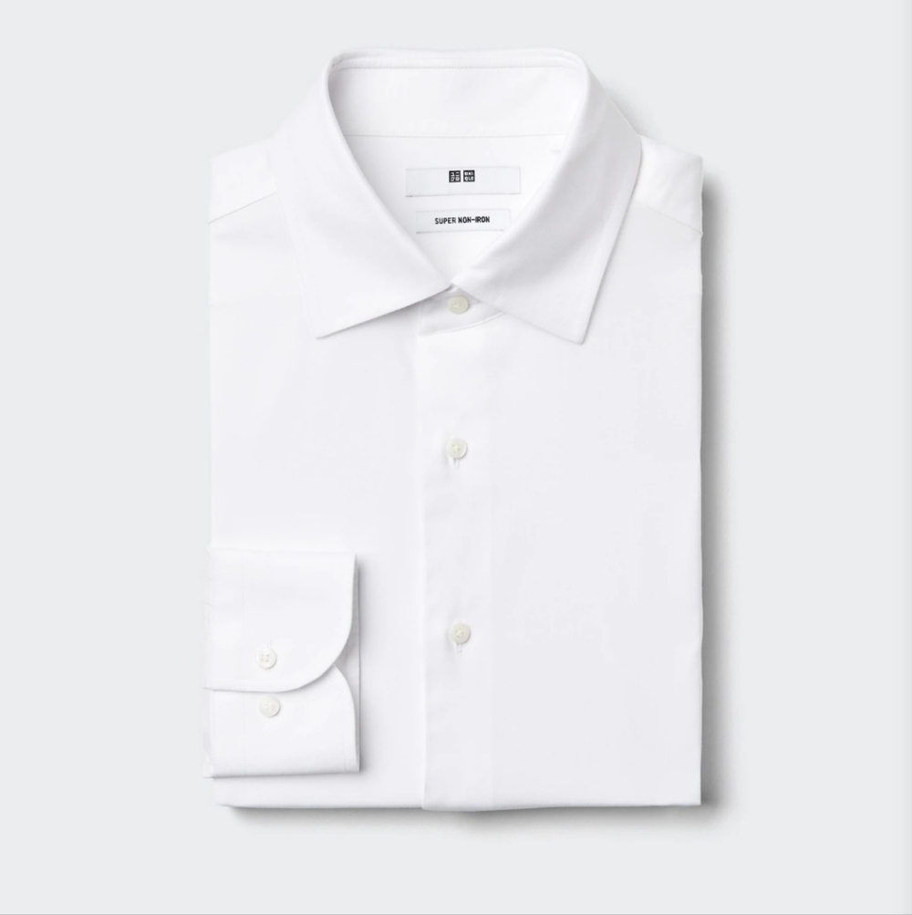 Uniqlo Easy Care White Dress Shirt
